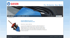 Desktop Screenshot of geser.eu