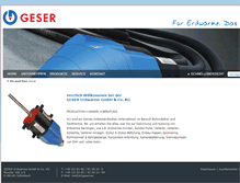 Tablet Screenshot of geser.eu